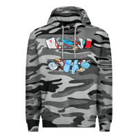 Slate Camo custom name nurse Premium Hoodie - MaliasSmallBusiness