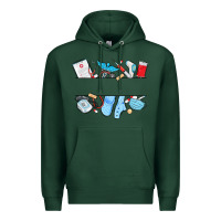 Sports Green custom name nurse Premium Hoodie - MaliasSmallBusiness