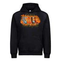 Black i love fall most of all Urban Hoodie - RacoonDesign