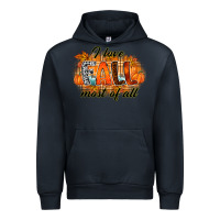Navy i love fall most of all Urban Hoodie - RacoonDesign