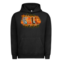 Pigment Black i love fall most of all Urban Hoodie - RacoonDesign