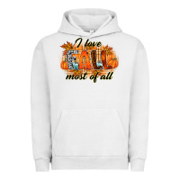 Pigment Lunar Rock i love fall most of all Urban Hoodie - RacoonDesign