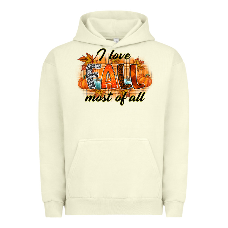 I Love Fall Most Of All Urban Hoodie by RacoonDesign | Teevron
