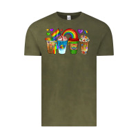 Vintage Olive lgbtq coffee drinks Vintage Tee - texasbilliewilder