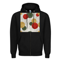 Black christmas points seamless pattern Zipper Hoodie - BundleAndBundleShop