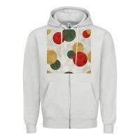 Dove Grey christmas points seamless pattern Zipper Hoodie - BundleAndBundleShop