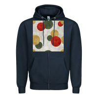 Navy christmas points seamless pattern Zipper Hoodie - BundleAndBundleShop