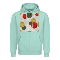Seafoam christmas points seamless pattern Zipper Hoodie - BundleAndBundleShop