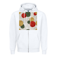 White christmas points seamless pattern Zipper Hoodie - BundleAndBundleShop