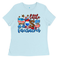 Little Miss Firecracker Ladies Tee | Teevron