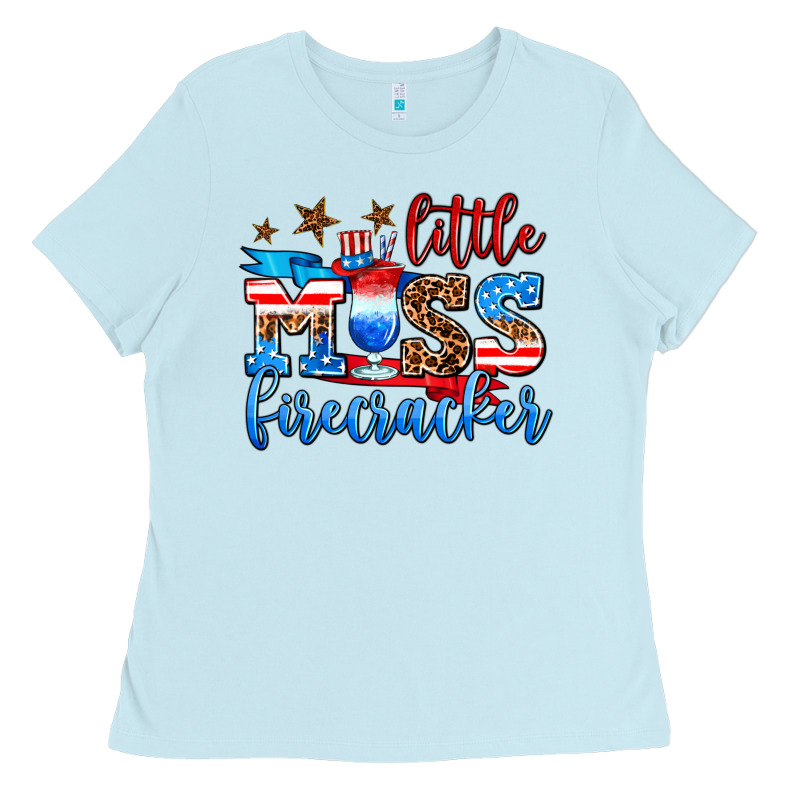 Little Miss Firecracker Ladies Tee by AdoDesignShop | Teevron