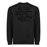 Black smile Heavyweight Sweatshirt - Unal Design