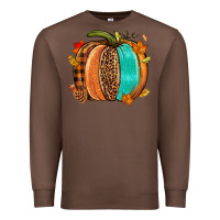 Chestnut Fall leopard pumpkin Premium Sweatshirt - NancyCooperArtShop