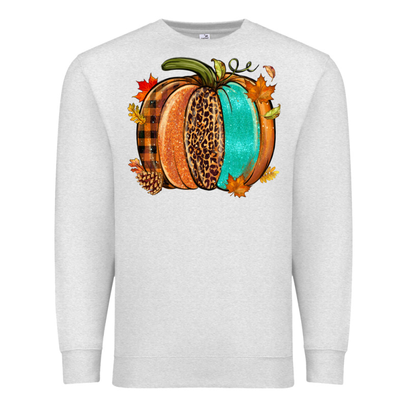 Fall Leopard Pumpkin Premium Sweatshirt by NancyCooperArtShop | Teevron