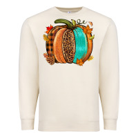 Sandshell Fall leopard pumpkin Premium Sweatshirt - NancyCooperArtShop