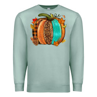 Seafoam Fall leopard pumpkin Premium Sweatshirt - NancyCooperArtShop