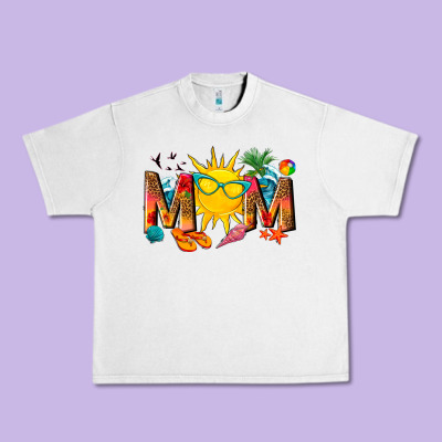 Summer Mom Urban Heavy Tee Designed By Texasbilliewilder
