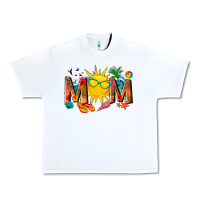 White summer mom Urban Heavy Tee - texasbilliewilder