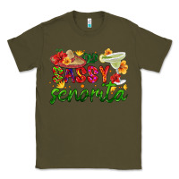 Army Green sassy senorita Classic Tee - HRA Design Shop