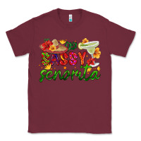 Burgundy sassy senorita Classic Tee - HRA Design Shop