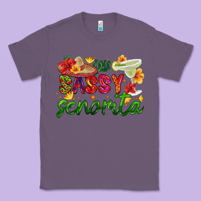 Sassy Senorita Classic Tee Designed By Hra Design Shop