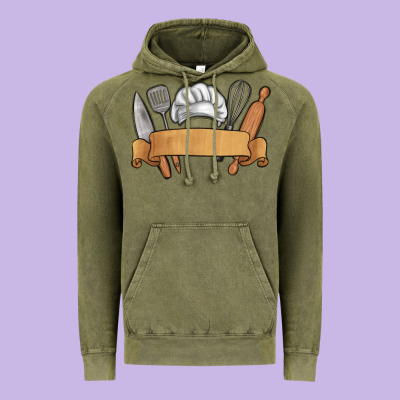 Vintage Hoodie customized chef tools