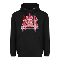Black loads of love with flowers Heavyweight Hoodie - NancyCooperArtShop