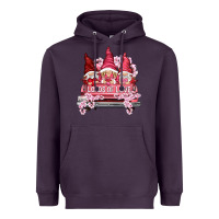 Plum loads of love with flowers Heavyweight Hoodie - NancyCooperArtShop