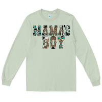 Matcha Western Mama's Boy Long Sleeve Tee - CowhideDigitalArt