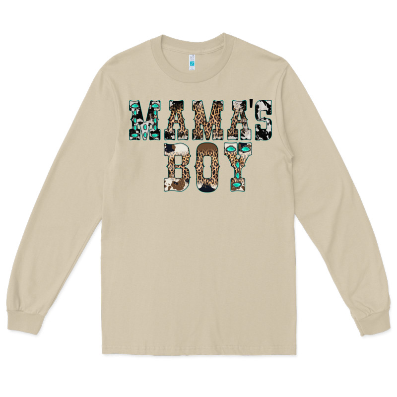Western Mama's Boy Long Sleeve Tee by CowhideDigitalArt | Teevron