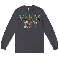 Smoke Western Mama's Boy Long Sleeve Tee - CowhideDigitalArt