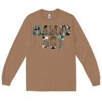 Toasted Coconut Western Mama's Boy Long Sleeve Tee - CowhideDigitalArt