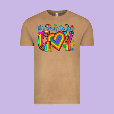 Vintage Tee its okay to say gay