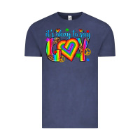 Vintage Denim its okay to say gay Vintage Tee - texasbilliewilder