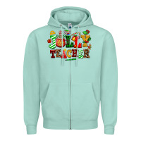 Seafoam jolly teacher Zipper Hoodie - AdoDesignShop