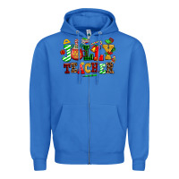 True Royal jolly teacher Zipper Hoodie - AdoDesignShop