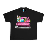 Black summer pink truck beach Urban Heavy Tee - texasbilliewilder