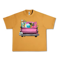 Peanut Butter summer pink truck beach Urban Heavy Tee - texasbilliewilder