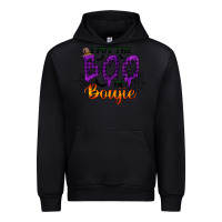 Black I put the Boo in Boujie Urban Hoodie - RacoonDesign