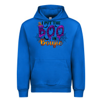 Cobalt I put the Boo in Boujie Urban Hoodie - RacoonDesign