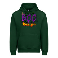 Forest Green I put the Boo in Boujie Urban Hoodie - RacoonDesign