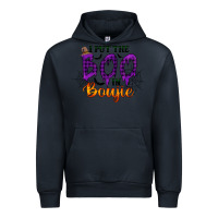 Navy I put the Boo in Boujie Urban Hoodie - RacoonDesign