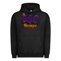 Pigment Black I put the Boo in Boujie Urban Hoodie - RacoonDesign