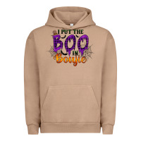 Pigment Burro I put the Boo in Boujie Urban Hoodie - RacoonDesign
