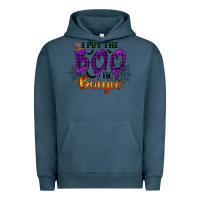 Pigment Midnight Navy I put the Boo in Boujie Urban Hoodie - RacoonDesign