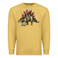 Antique Gold Stegosaurus Premium Sweatshirt - LillyAllenDesigns