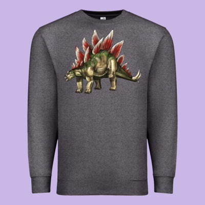 Stegosaurus Premium Sweatshirt Designed By Lillyallendesigns