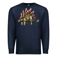 Navy Stegosaurus Premium Sweatshirt - LillyAllenDesigns