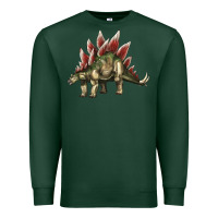 Sports Green Stegosaurus Premium Sweatshirt - LillyAllenDesigns