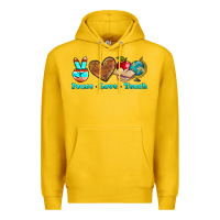 Lemon peace love teach Premium Hoodie - NancyCooperArtShop